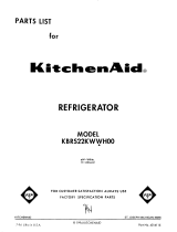 KitchenAid KBRS22KWWHOO User manual