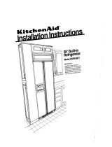 KitchenAid KSRF36DT User manual