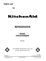 KitchenAid KSRS25QAWH00 User manual