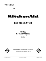 KitchenAid KTRC22KAWH00 User manual