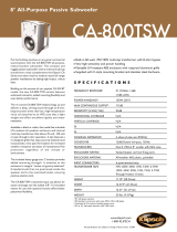 Klipsch CA-800TSW User manual