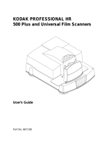 Kodak PROFESSIONAL HR 500 Plus User manual