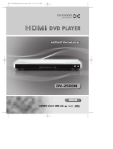 Daewoo DV-2500H User manual