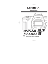 Konica Minolta DYNAX 3L User manual