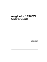 Konica Minolta magicolor 2400W User manual