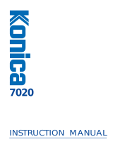 Konica Minolta 7020 User manual