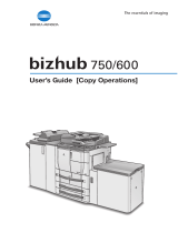 Konica Minolta BIZHUB 600 User manual