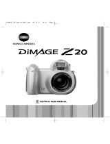 Konica Minolta DIMAGE-Z20 User manual