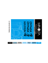 Konica Minolta dynax 4 User manual