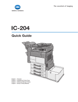Konica Minolta IC-204 User manual