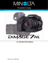 Minolta Dimage 7Hi User manual