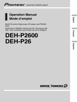 Pioneer DEH-P2600 User manual