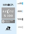 Minolta VECTISS100 User manual