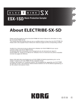 Korg ESX1SD User manual