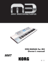 Korg M3 User manual