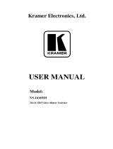 Kramer VS-1616SDI User manual
