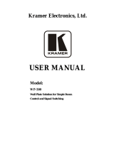 Kramer WP-500 User manual