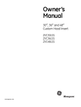 GE Monogram ZVC30LSS User manual