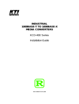 KTI Networks KCD-400 Series User manual