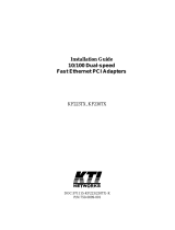 KTI Networks KF223TX User manual