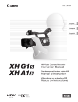 Canon XH A1s User manual