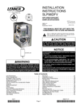 Lennox 070V36B User manual