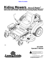 Land Pride Accu-Z Razor 357-044M User manual