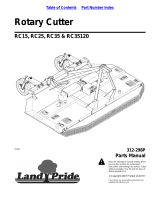 Land Pride RC25 User manual