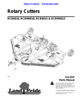 Land Pride RCB6015 User manual