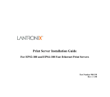 Lantronix EPS2-100 User manual