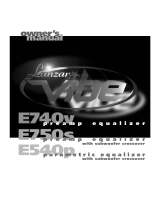 Lanzar E750S User manual
