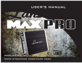 Lanzar Car Audio MAXP 2960 User manual