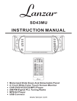 Lanzar SD43MU User manual