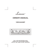 Lanzar VBD2600MP User manual