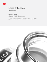 Leica R-Lenses User manual
