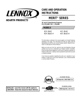Lennox Hearth HCI-36/42 User manual