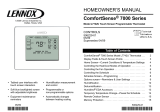 Lennox ComfortSense 7000 Series User manual