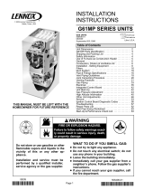 Lennox International Inc. G61MP?36B?070 User manual