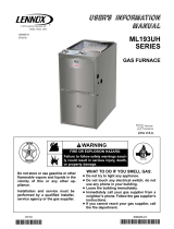 Lennox ML193UH User manual