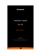 Lenovo IdeaPad A1-07 User manual