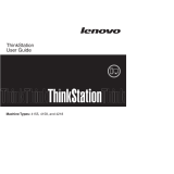 Lenovo ThinkStation 4217 User manual