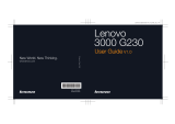 Lenovo 3000 G230 User manual