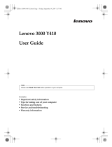 Lenovo IdeaPad Y410p User manual
