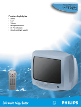 Philips 14pt2694 User manual