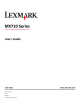 Lexmark MX711de User manual