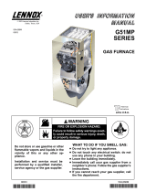 Lennox G51 User manual