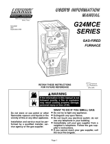 Lennox G24MCE-120 User manual