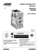 Lennox G60 User manual