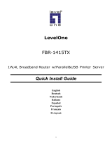 LevelOne FBR-1415TX User manual