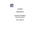 LevelOne LevelOne 8+8 POE 10/100 Mbps Web Smart Switch User manual